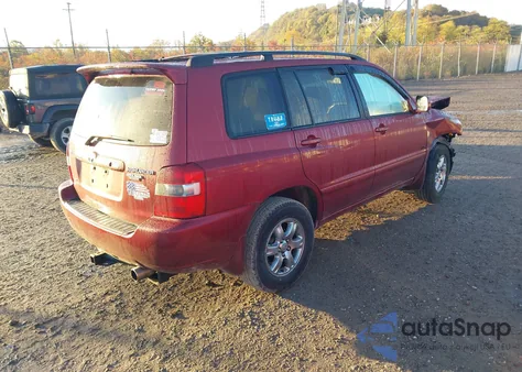 2007 Toyota Highlander V6 из США, поврежденный, VIN JTEEP21A870207052